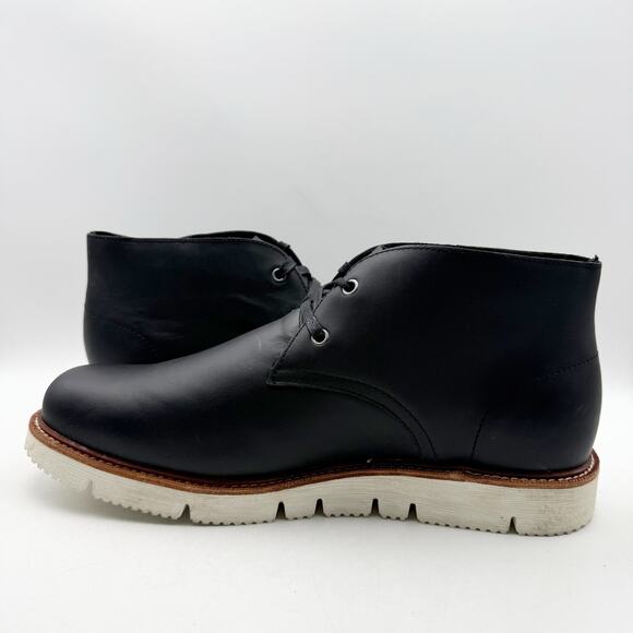 Georgia Boot Mens Small Batch Chukka Boots US 13 Wide EU 47 Black Leather SR EUC main image 6